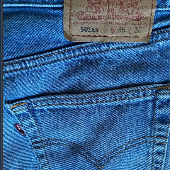 VINTAGE LEVIS 501 • USA • 35/30 - Picture 5 of 8